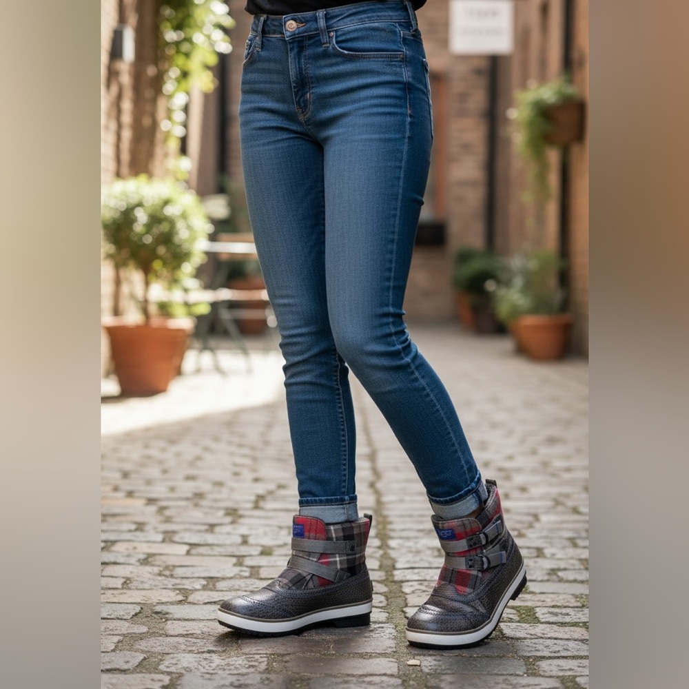 {UGG} Marrais Plaid Boots